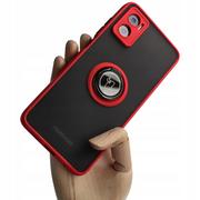 Etui i futerały do telefonów - Bizon Etui Case Hybrid Ring do Motorola Moto E22/E22i czerwone - miniaturka - grafika 1