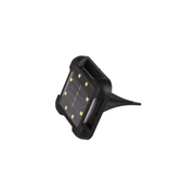 Lampy ogrodowe - Dysk solarny LED 11 x 11 cm czarny - miniaturka - grafika 1