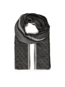 Apaszki i szaliki damskie - Guess Szal AM9492 POL03 Czarny - miniaturka - grafika 1