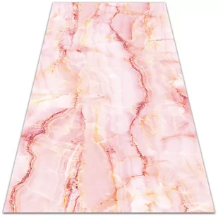 Wewnętrzny dywan winylowy Różowy marmur 140x210 cm - Dywany - miniaturka - grafika 1