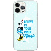 Etui i futerały do telefonów - Etui Disney dedykowane do Iphone 14 PLUS wzór: Minnie 047 oryginalne i oficjalnie licencjonowane - miniaturka - grafika 1