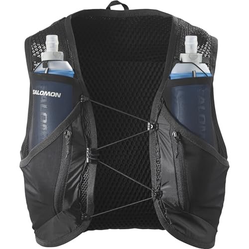 Kamizelka do biegania Salomon Active Skin 12 Set - black/metal