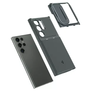Etui Spigen Optik Armor do Samsung Galaxy S23 Ultra Abyss Green - Etui i futerały do telefonów - miniaturka - grafika 8
