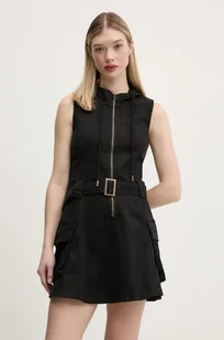 Desigual sukienka ASTRID kolor czarny mini prosta 25SWVW99 - Sukienki - miniaturka - grafika 1