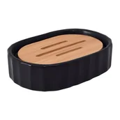 Mydelniczki i dozowniki mydła - Mydelniczka KIDO czarny - miniaturka - grafika 1