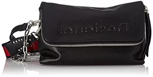 Desigual Womens BOLS_Embossed Half VENECI Bag, Black, U - Torebki damskie - miniaturka - grafika 1