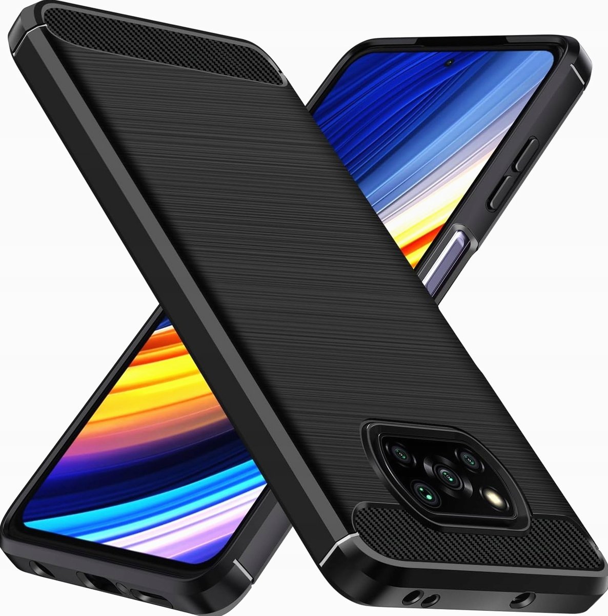 ETUI CZARNE POKROWIEC OBUDOWA ETUI NA TELEFON OCHRONA WOJSKOWA ELASTYCZNE