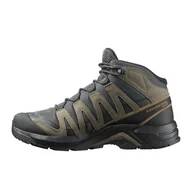 Buty trekkingowe męskie - Salomon Trekkingi X-Adventure Recon Mid Gore-Tex L47814500 Szary - miniaturka - grafika 1