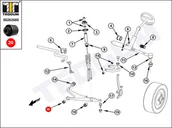 Wahacze - Silentblok wahacza TEDGUM 00262660 51392SR3024 - miniaturka - grafika 1