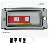 Rozdzielnie elektryczne - Rozdzielnica hermetyczna EMITER z ogranicznikiem przepięć DC Dehn 1000V typu 1+2, 2x łańcuch PV, 2x MPPT - miniaturka - grafika 1