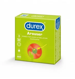 Durex Durex Arouser prezerwatywy prążkowane 3 szt Durex - Prezerwatywy - miniaturka - grafika 1