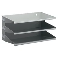 Przyborniki na biurko - Sorter do dokumentów DURABLE 3 półki szary 335910 - miniaturka - grafika 1