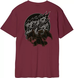 Koszulki męskie - t-shirt męski SANTA CRUZ POKEMON FIRE TYPE 3 TEE Maroon - grafika 1