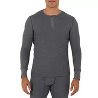 Koszulki męskie - Fruit of the Loom Męska piżama top, Greystone Heather, M - miniaturka - grafika 1