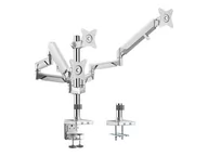 Inne akcesoria audio-wideo - LOGILINK BP0090 Potrójny uchwyt do monitorów 17-27inch sprężyna gazowa - miniaturka - grafika 1