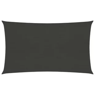 vidaXL Żagiel przeciwsłoneczny, 160 g/m, antracytowy, 3x6 m, HDPE vidaXL - Parasole ogrodowe - miniaturka - grafika 1