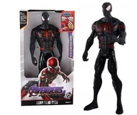 Figurki dla dzieci - Figurka Spiderman Dźwięk Światło Interaktywna Czarny 30Cm - miniaturka - grafika 1
