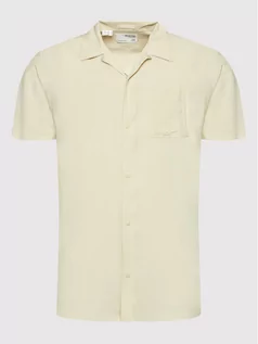 Koszule męskie - Selected Homme Koszula Karlsson 16075194 Beżowy Regular Fit - grafika 1