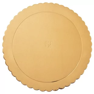Podkład pod tort, ciasto złoty 30 cm - Pozostałe akcesoria kuchenne - miniaturka - grafika 1