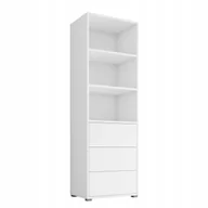 Regały - wąski Regał na książki z szufladami Gesita - miniaturka - grafika 1