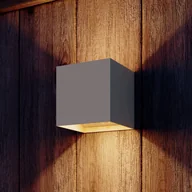 Lampy ogrodowe - Calex LED kinkiet zewnętrzny z czujnikiem ruchu Volterra, piaskowy, IP44 - miniaturka - grafika 1