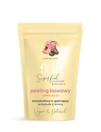 Peelingi do ciała - Fluff Peeling kawowy do ciała brzoskwinia 100g - miniaturka - grafika 1