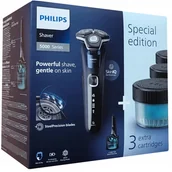 Golarki męskie - Golarka Męska Maszynka Philips Shaver S5885/69 Baza 4x Wkład Etui - miniaturka - grafika 1