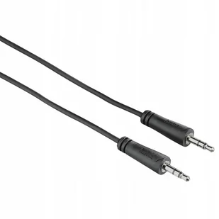 Hama Wtyczka kątowa typu jack 122309 MM KAB.3,5 mm 3,0 m 1S kolor: czarny 00122309 - Kable - miniaturka - grafika 1