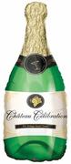 Sylwester - Balon foliowy Butelka szampana - 104 x 49 cm - 1 szt. - miniaturka - grafika 1