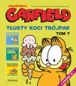Komiksy dla dzieci - Garfield. Tłusty koci trójpak. Tom 7 - Jim Davis - komiks - miniaturka - grafika 1