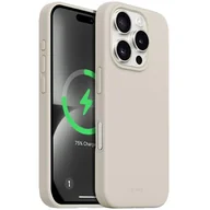 Etui i futerały do telefonów - Crong Color Cover Magnetic - Etui iPhone 16 Pro MagSafe (kamienny beż) - miniaturka - grafika 1