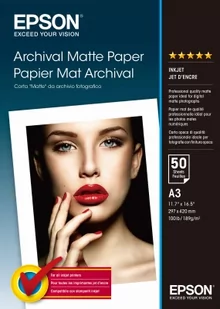 Epson Papier A3 192g Archival Matte 50 C13S041344 - Papier do drukarek - miniaturka - grafika 2