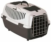 Transportery dla kotów - Transporter Stefanplast Gulliver 61 x 40 x 38 cm Szary Metal PVC - miniaturka - grafika 1