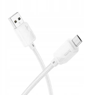 Kabel USB A do Micro USB Hoco 2,4A 1 m X113 biały - Kable USB - miniaturka - grafika 1