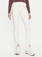 Spodnie damskie - EA7 Emporio Armani Spodnie materiałowe 6DTP73 TJQFZ Écru Regular Fit - miniaturka - grafika 1