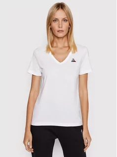 Koszulki i topy damskie - Le Coq Sportif T-Shirt 2110384 Biały Regular Fit - grafika 1