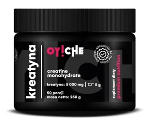 Oyche Kreatyna Bez smaku, proszek 250 g - Kreatyna - miniaturka - grafika 1