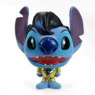 Figurki dla dzieci - Kolekcjonerski Disney: Lilo and Stitch Gold Suit Elvis Stitch Flocked 4” - miniaturka - grafika 1
