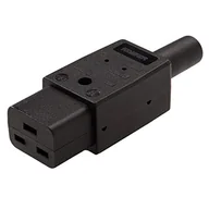 Kable komputerowe i do monitorów - PremiumCord Konektor napjec 230V na kabel samice IEC C19 cs220f16 - miniaturka - grafika 1
