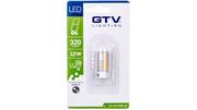 Żarówki LED - GTV Żarówka LED G4 3,5W 320lm 12V DC neutralna biała LD-G4P35W-40 - miniaturka - grafika 1