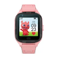 Smartwatch - Maxlife 4G MXKW-350 GPS WiFi Różowy - miniaturka - grafika 1
