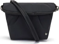 Torebki damskie - Torebka Damska Antykradzieżowa Pacsafe Citysafe Cx Convertible Crossbody 5L Econyl Black - miniaturka - grafika 1