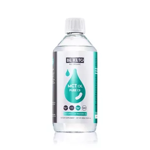 BeKeto, Olej MCT 100% C8, 500 ml - Układ nerwowy - miniaturka - grafika 1