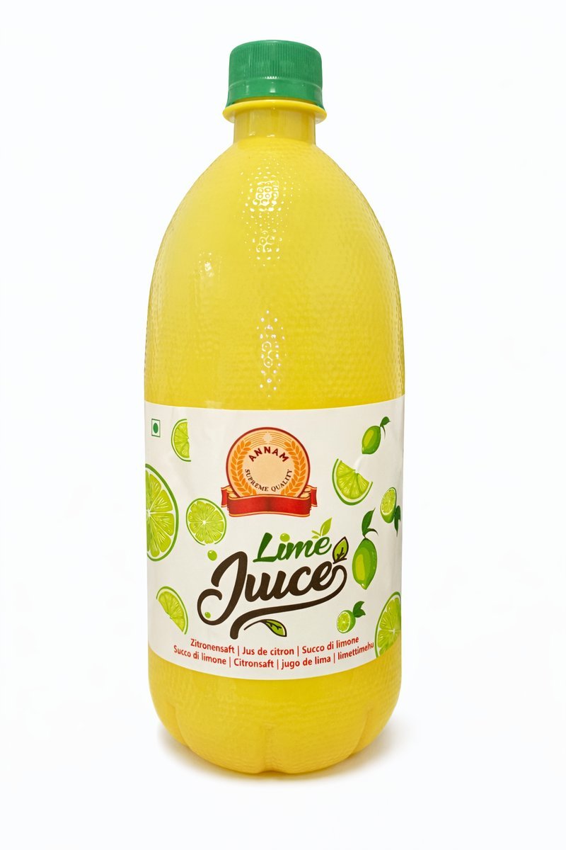 Sok z limonki Annam Lime Juice 1l - intensywnie kwaśny smak oszczędza czas