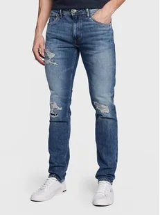 Pepe Jeans Jeansy Stanley PM206816 Granatowy Tapered Fit - Spodnie męskie - miniaturka - grafika 1