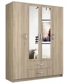 Szafy - SZAFA ROMANA 160X205 SONOMA Z LUSTREM ROMANA 160 SON KPL. - miniaturka - grafika 1
