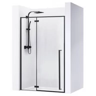 Ścianki i drzwi prysznicowe - Rea K6330 Drzwi prysznicowe black mat 100Fargo - miniaturka - grafika 1