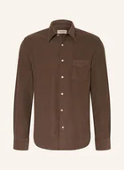Koszule męskie - Officine Générale Koszula Sztruksowa Benoit Comfort Fit braun - miniaturka - grafika 1
