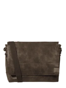 Torba listonoszka z imitacji skóry - Torby męskie - miniaturka - grafika 1