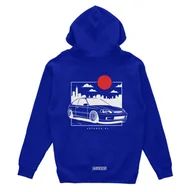 Odzież do sportów motorowych - Bluza z kapturem Honda Civic VI JDM niebieska-XL - miniaturka - grafika 1